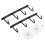 2 pcs clapboard nail free four hooks hanger for home 10