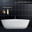 2 pcs clapboard nail free four hooks hanger for home 4