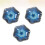 3Pcs Japanese Style Ceramic Seasoning Plate Lotus Leaf Dipping Dish 8