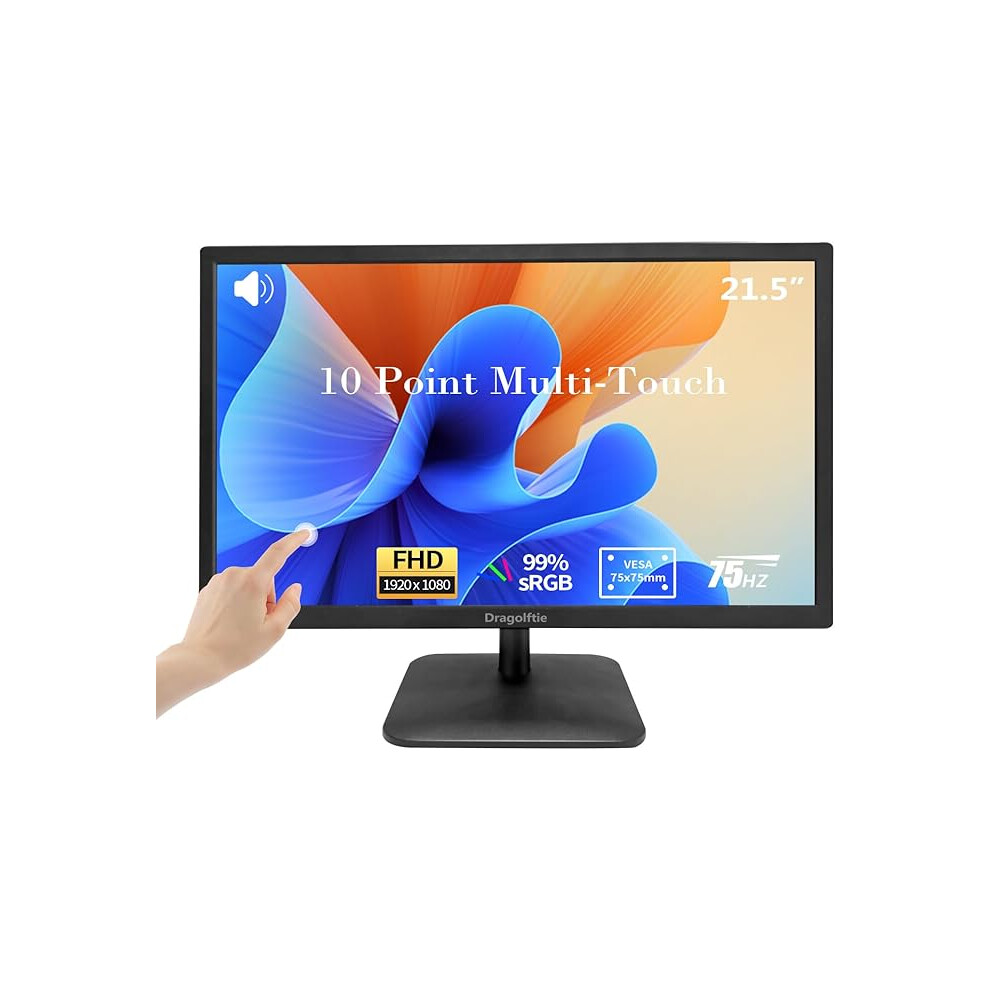 21.5 Computer Monitor Touchscreen Built-In Speaker 1234569877981