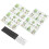1Pack Assorted Color Piano Introductory Keyboard Sticker No Residue 1