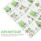 1Pack Assorted Color Piano Introductory Keyboard Sticker No Residue 8
