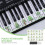 1Pack Assorted Color Piano Introductory Keyboard Sticker No Residue 10
