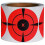 Target Sticker Roll, Self Adhesive Shooting Targets, Bright Fluorescent Red Shooting Targets 1