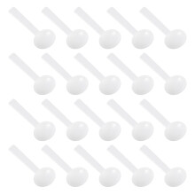 100 stuks plastic lepels van 1 gram, wegwerp kleine