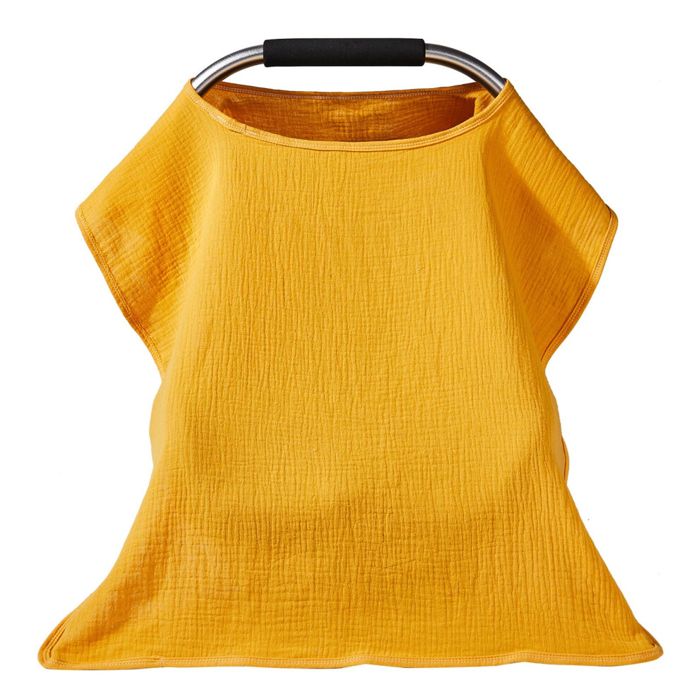 Soft & Secure Baby Nursing Drape 360 Coverage, Large Size Nursing Cover For Breastfeeding, Compatible With Shopping Carts And Strollers