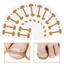 40 PCS Ingrown Toenail Corrector Stickers Breathable Self-Adhesive Elastic Toenail Correction Patch