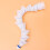 12 nylon badmintonslags duurzaam voor buiten (wit) 4