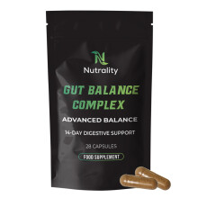 Nutrality Gut Balance Complex Supplement - 28 Vegan Capsules