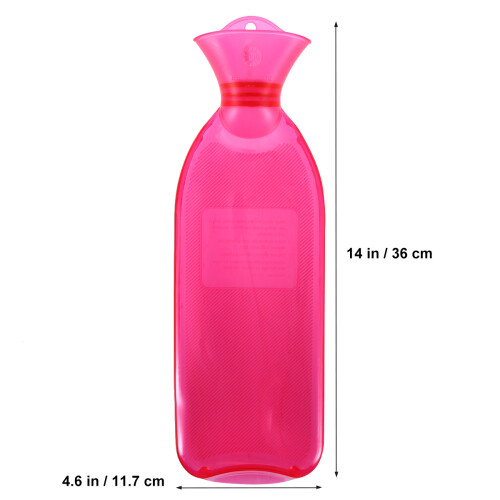 transparente pvc- für und kältetherapie, rosa 1