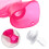 transparente pvc- für und kältetherapie, rosa 6