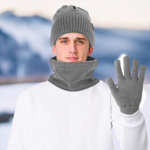 schal mütze set, wintermütze halswärmer touchscreen-hand 70 2