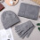 schal mütze set, wintermütze halswärmer touchscreen-hand 70 10