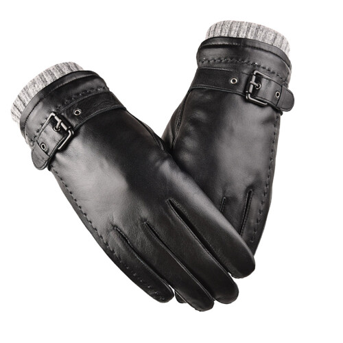 echte lederschuhe herren warm winddicht touchscreen outdoor