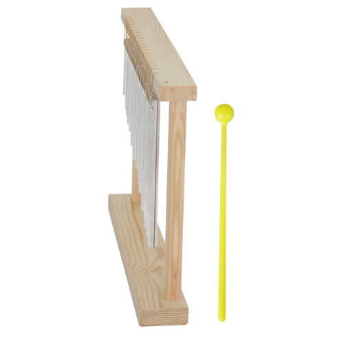 solid twenty-tone brass wind chimes set for performance accompaniment