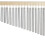 solid twenty-tone brass wind chimes set for performance accompaniment 5