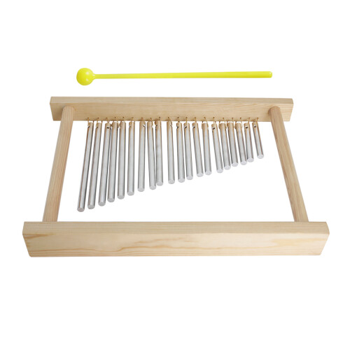 solid twenty-tone brass wind chimes set for performance accompaniment 2