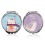 2St Mini Pillendoosje Rond Voor 4