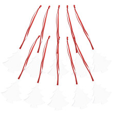 10pcs clear acrylic christmas ornaments for hanging and heat transfer
