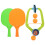 adjustable table tennis trainer for kids indoor pong use 1