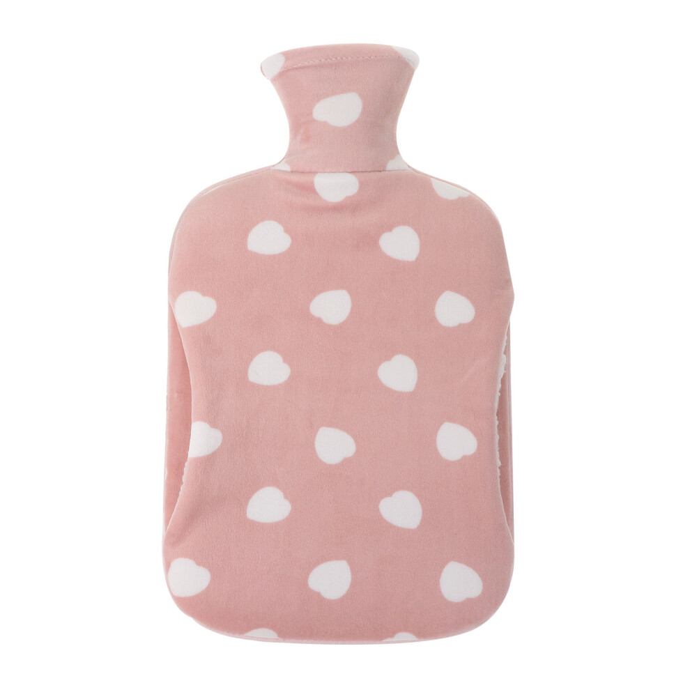 Iplusmile Water Injection Hot Water Bottle With Plush Cover Hand Warmer