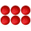 6PCS Synthetischer Gummi LED Leuchtender Golfball 1
