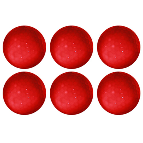 6PCS Synthetischer Gummi LED Leuchtender Golfball
