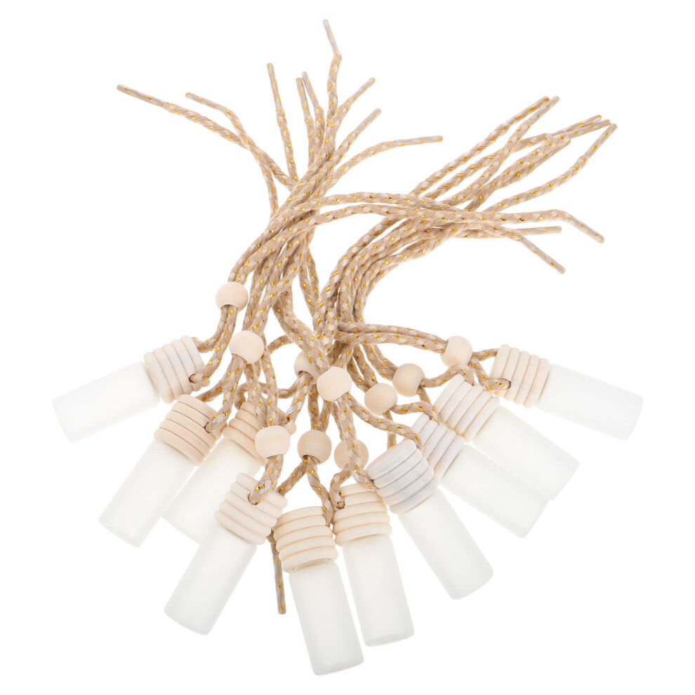 10Pcs 5Ml Clear Glass Car Diffuser Bottles For Essential Oil Fragrance 3312973165608