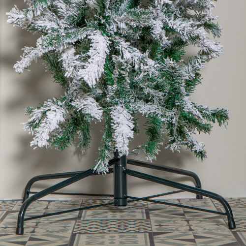 Samuel Alexander 8ft (2.60m) Samuel Alexander Double Door Snow Flocked Christmas Tree Arch with 2000 Tips 2