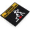 sticky caution patch for clothing backpack warning slogan embroidered 11