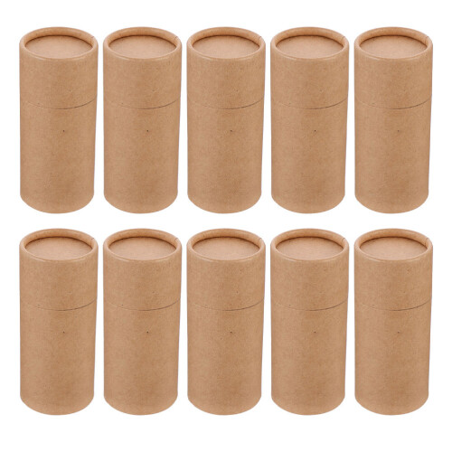 10Pcs 20Ml Essential Oil Cylinder Container Tube Box