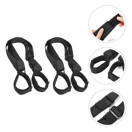 2pcs portable double shoulder straps for ski and snowboard 2