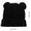 knitted bear beanie hat warm winter ear hat animal design 2