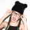 knitted bear beanie hat warm winter ear hat animal design 4