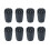 8pcs rubber tip covers for walking trekking poles 1