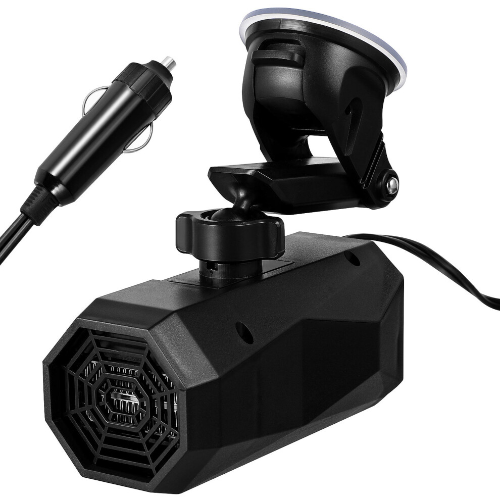 12 Volt Car Heater Defroster Abs Portable Vehicle Windshield Fan 3312973107479