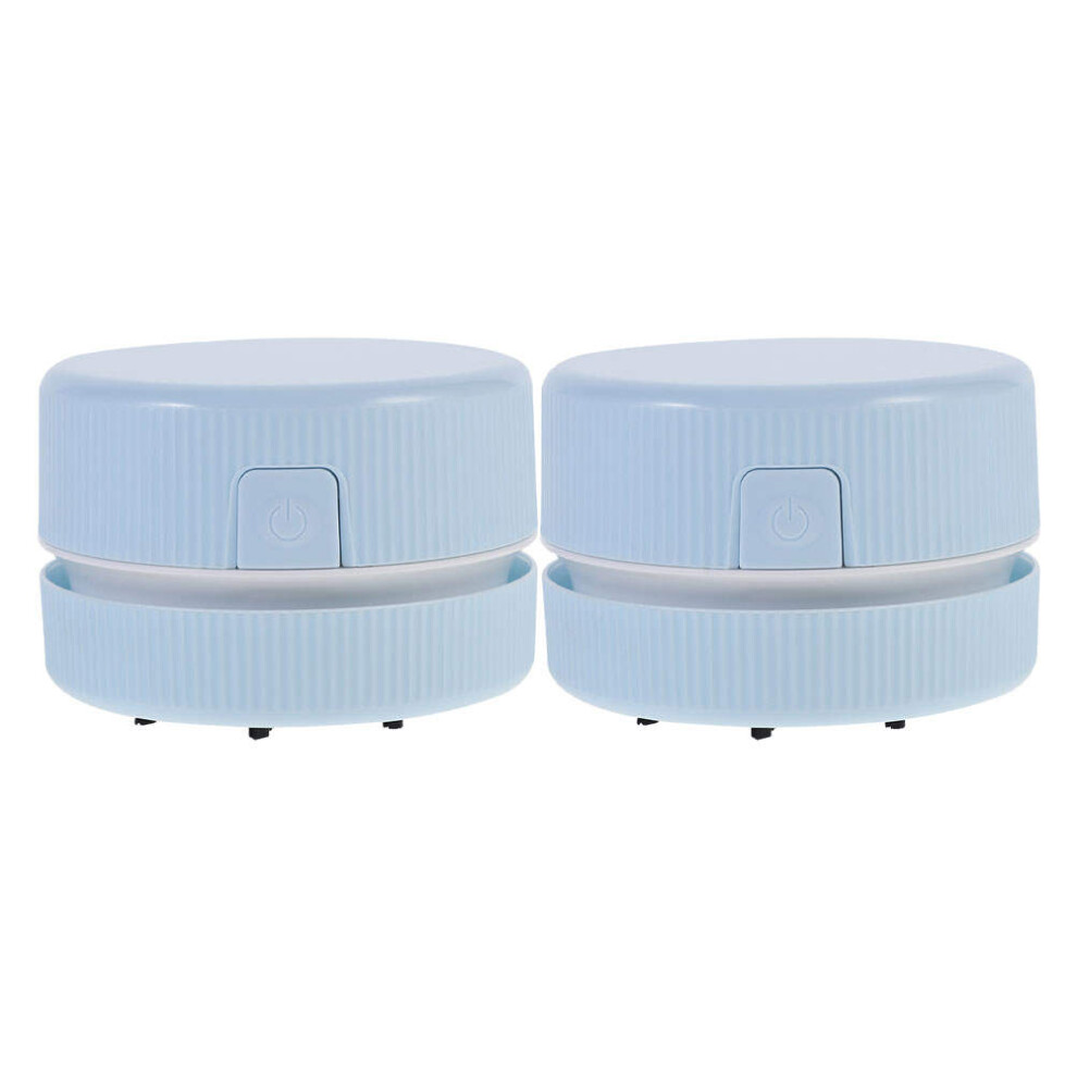 2Pcs Mini Desktop Vacuum Cleaner For Eraser Crumbs 3312973163840