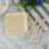 48Pcs Set Biodegradable Wooden Utensils 7
