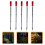 5pcs solar strobe warning lights multi-functional caution patio lights 3