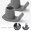 6pcs reusable nonstick walker ski glides universal crutch tips 7