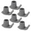 6pcs reusable nonstick walker ski glides universal crutch tips 1