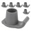 6pcs reusable nonstick walker ski glides universal crutch tips 11
