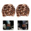 1 pair leopard knee pads, warm protective covers 6
