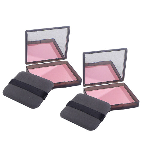 2 set salviette assorbiolio viso in cotone con custodia specchio
