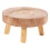 Holz Blumentopf Ablage Hockerförmiger Vasenständer Wohnaccessoire 9