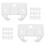 16 stuks plastic ladegeleiders met eindstops voor 10