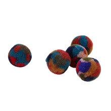 40 stuks 2,5 cm gekleurde diy handgemaakte kerst pompom