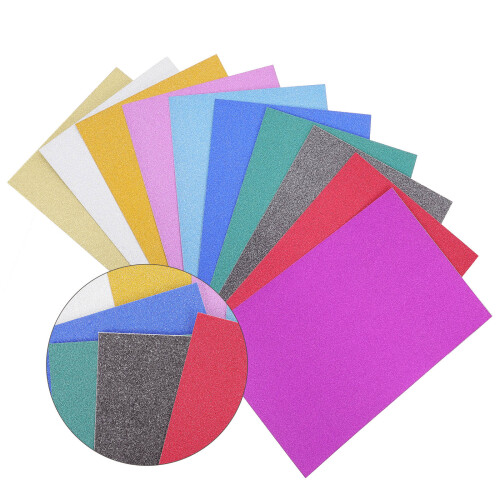 40 vel glitter karton voor knutselen en diy-projecten 2