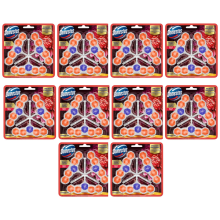 Domestos Toilet Rim Block Aroma Lux Dahlia Wish Bathroom 10 x 3p