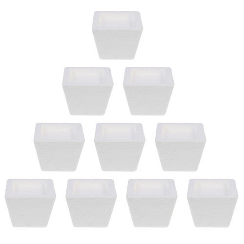 10 foam onderzetters - DIY plantenmat